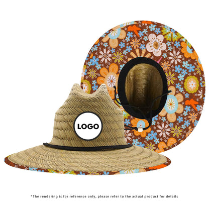 New Arrivals Beach Hat Lifeguard Man Sun Hat With Custom Patch