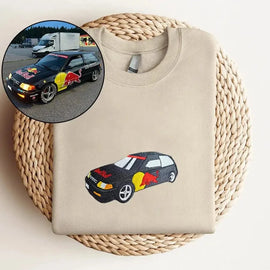 Personalisierte Auto bestickte Hoodies, Auto-Enthusiasten Geschenke