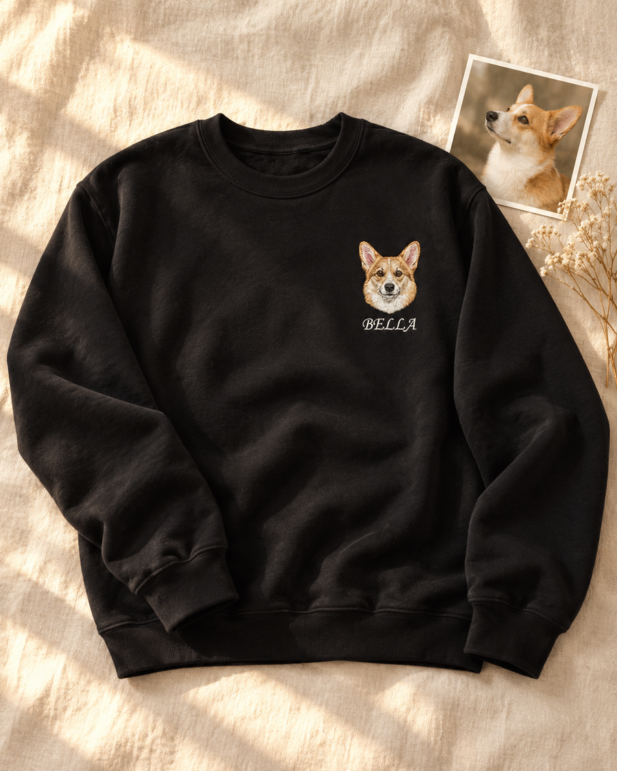Mystichot Custom Embroidered Pet Sweatshirt
