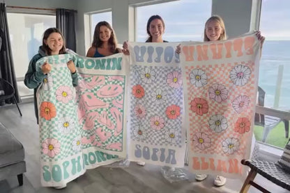 New Arrivals Custom Beach Towel With Name Vacation Gift for Her