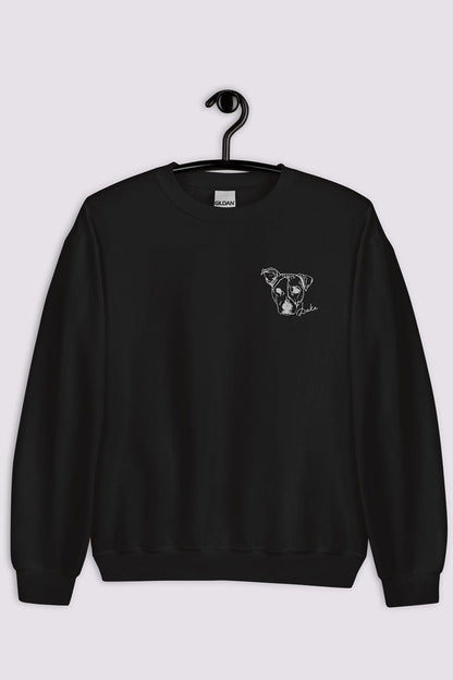 SWEATSHIRT MIT PERSONALISIERTEM HAUSTIERPORTRÄT