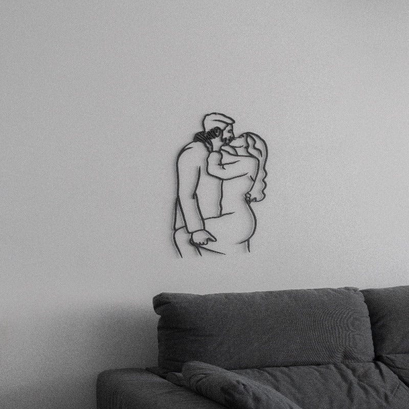 Benutzerdefinierte Portrait-Wandkunst 