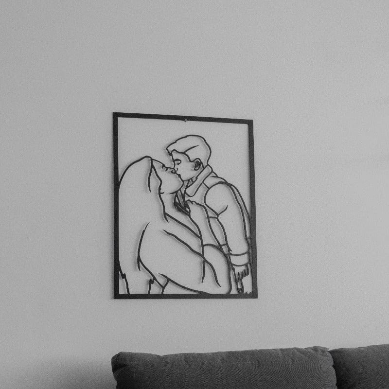 Benutzerdefinierte Portrait-Wandkunst 
