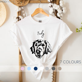 Individuelles Haustier-Shirt - Haustierfoto + Name