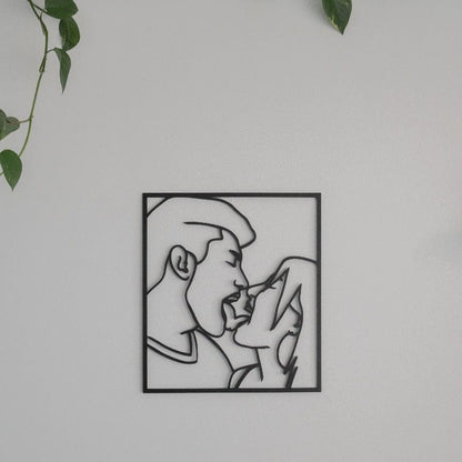 Benutzerdefinierte Portrait-Wandkunst 