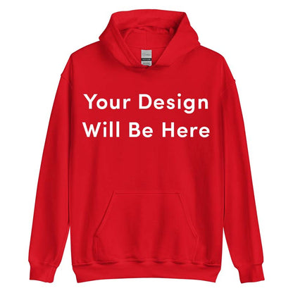 Individuell bestickter Hoodie mit Text auf dem Ärmel 
