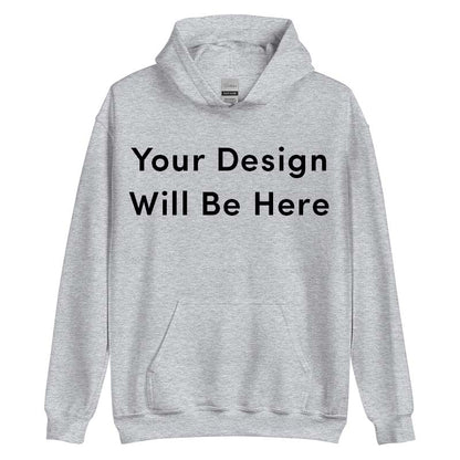 Individuell bestickter Hoodie mit Text auf dem Ärmel 