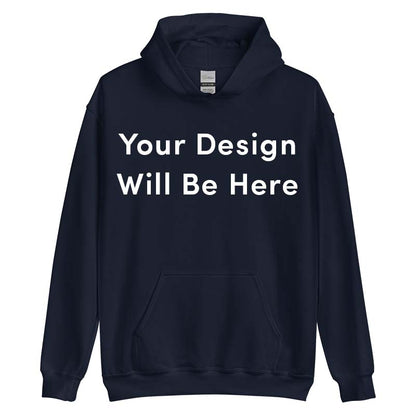Individuell bestickter Hoodie mit Text auf dem Ärmel 